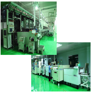 全套進(jìn)口自動生產(chǎn)線，自有各種表面處理設(shè)備